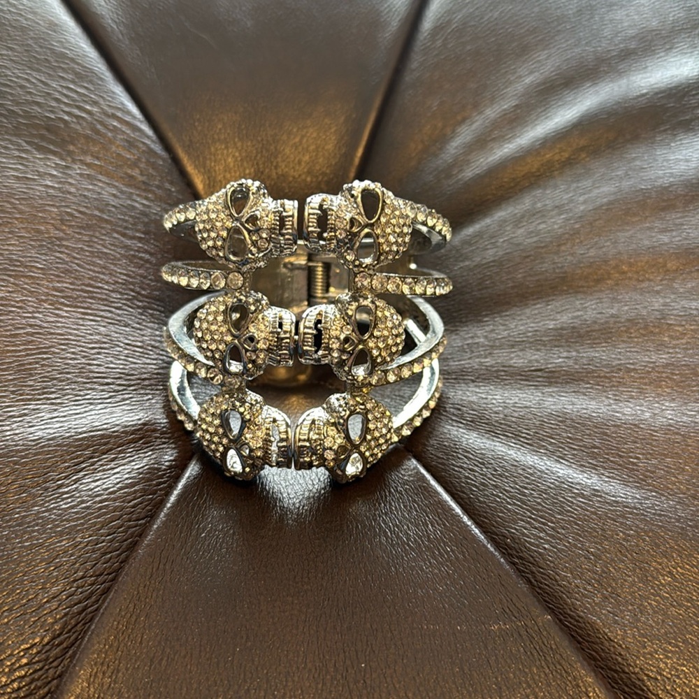 Silver Skull Bracelet